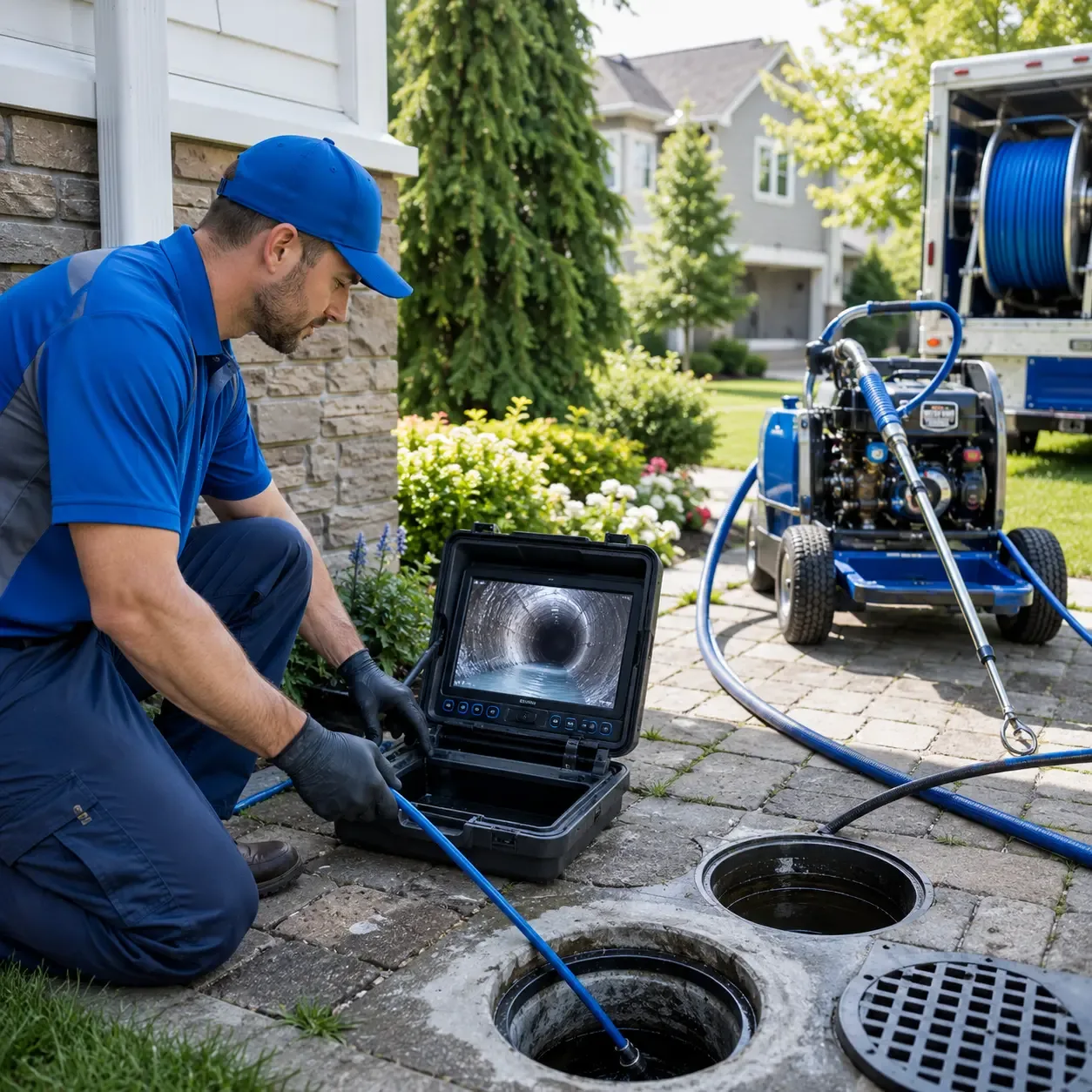 Outdoor drain cleaning professionals serving Knoxville, AR