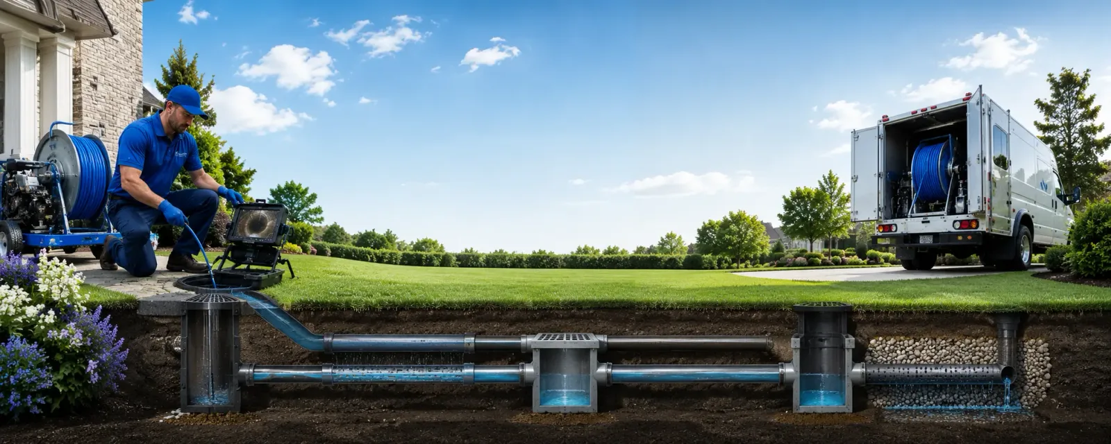 Outdoor drain cleaning information for Knoxville, AR